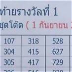 เลขท้ายรางวัลที่1